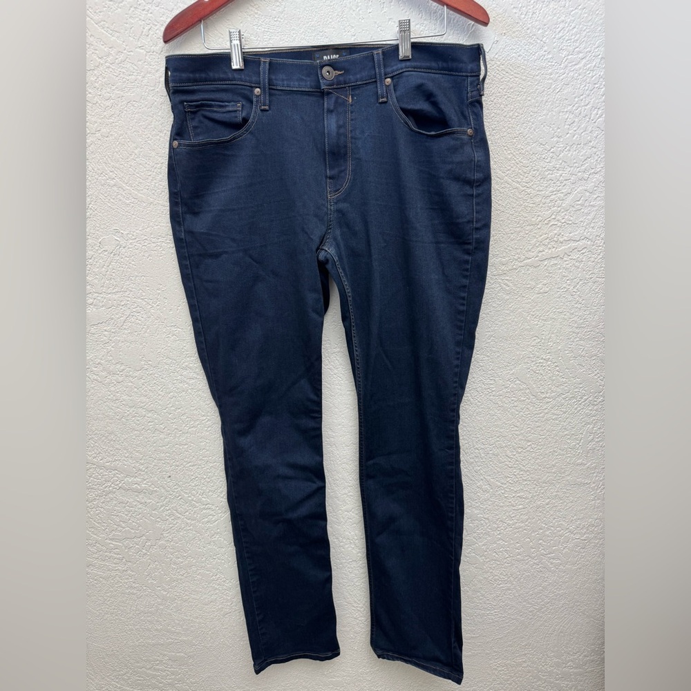 Paige Federal Slim Straight Fit Jeans Dark Wash Like New Size 34